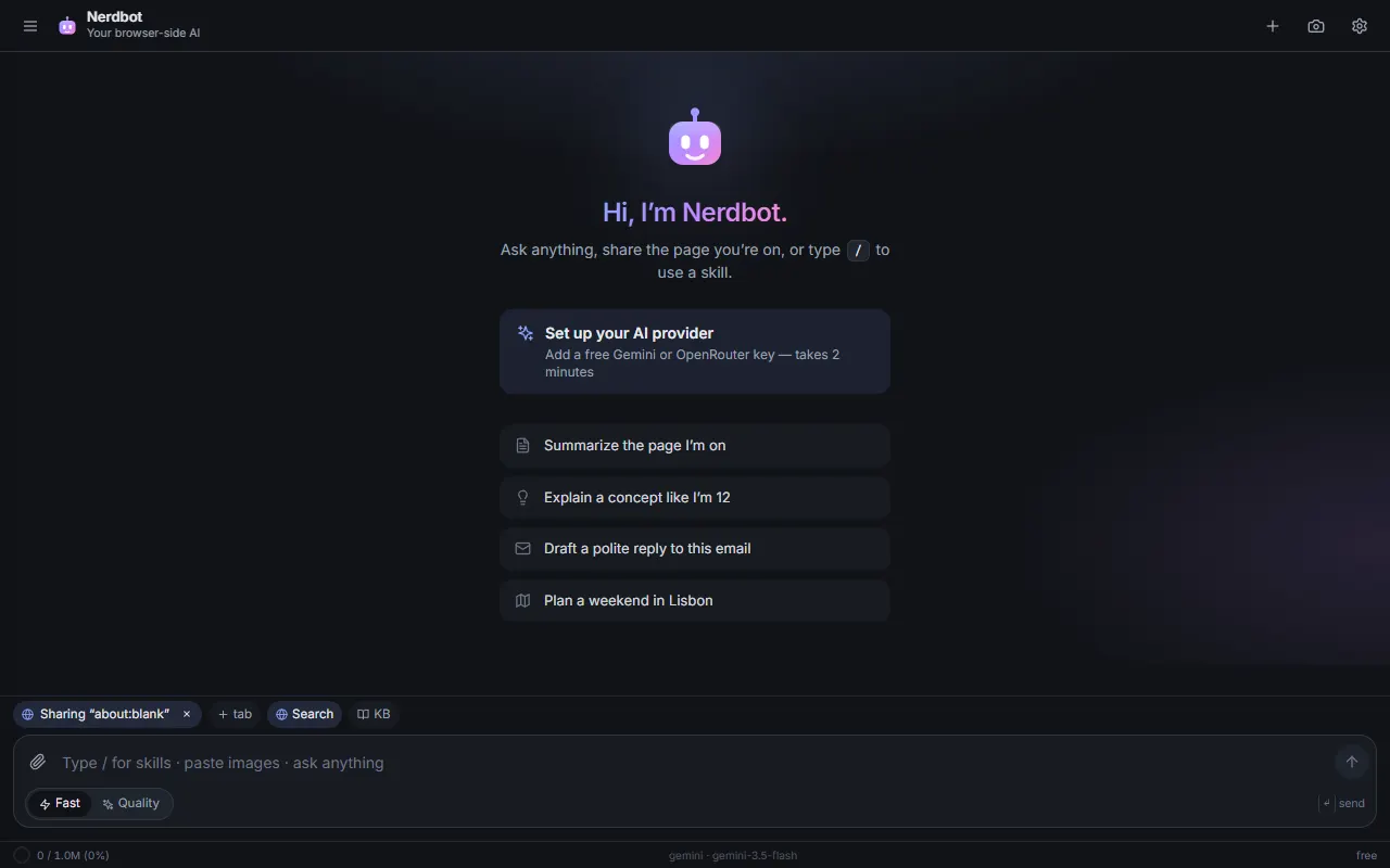 Nerdbot project preview