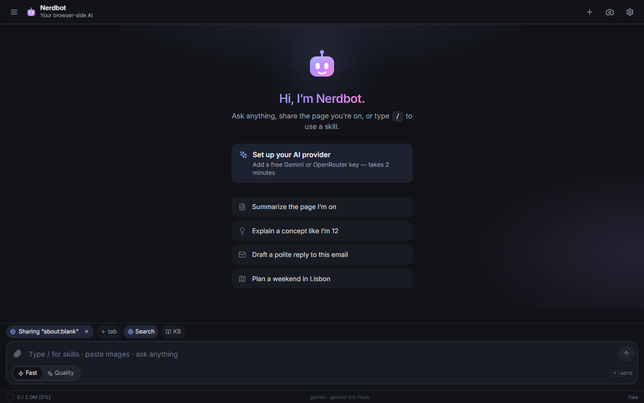 Nerdbot project preview